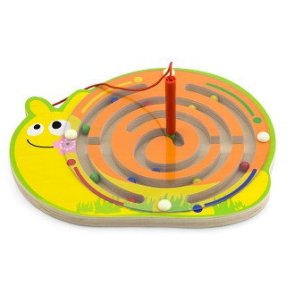 Magnetic bead trace - snail